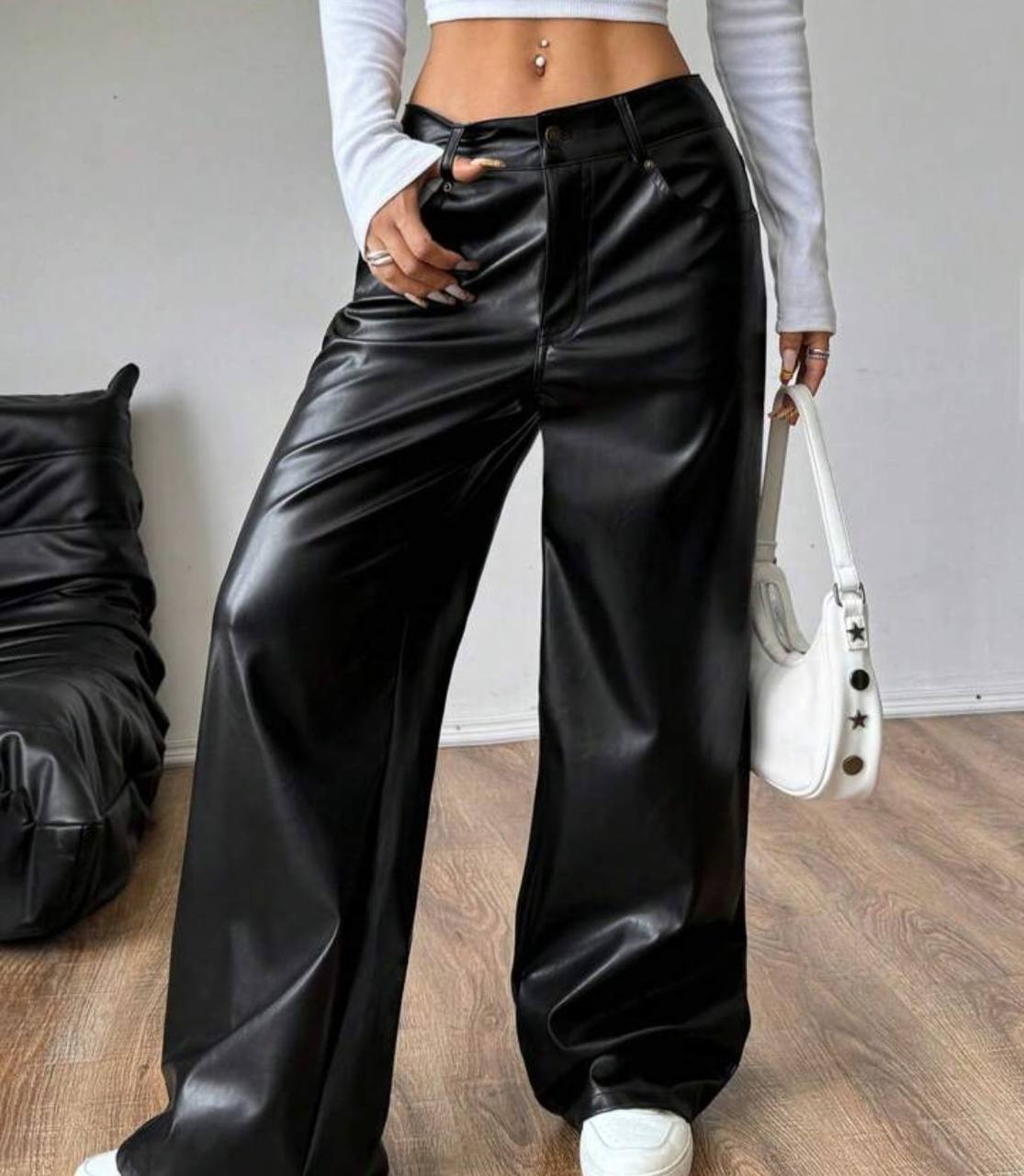 Pants de Cuero Oversize – El Básico Moderno que Combina con Todo