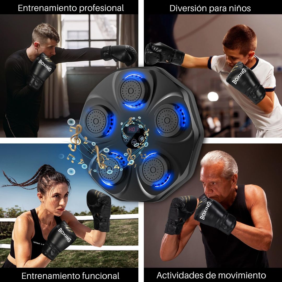 BoxBeat | Tablero de boxeo musical - GRATIS guantes de box