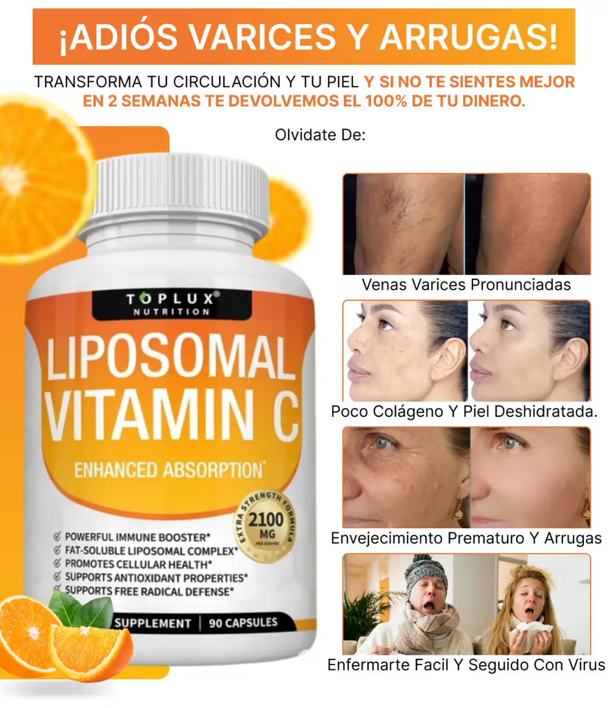 Vitamina C Liposomal: Absorción que te renueva, resultados que se notan.