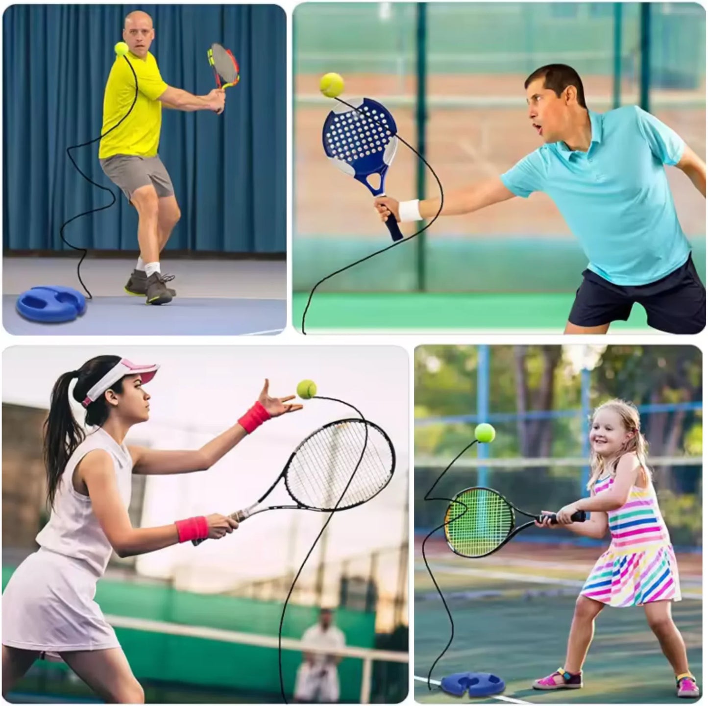 BounceBack® Auto Entrenador de Tenis de alta Eficiencia