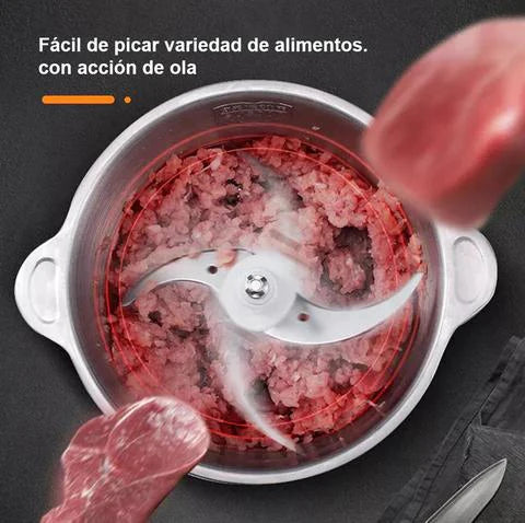 KitchenPro® Picadora Eléctrica profesional 4 en 1