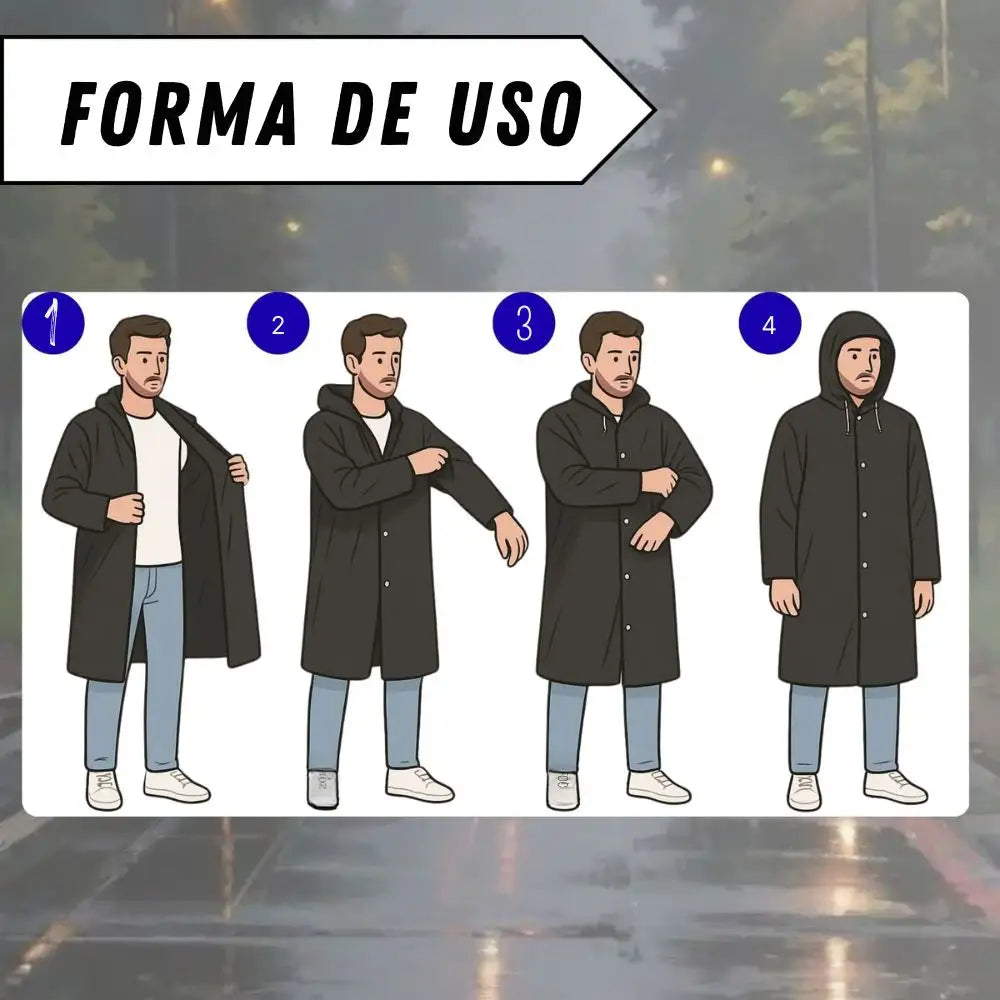 Capa Impermeable – Protección práctica para días de lluvia