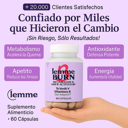 Oferta 2x1 Lemme Burn – Energía, equilibrio y bienestar en cada cápsula