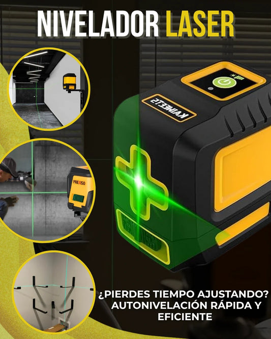 Nivelador Láser Autonivelante™ – Precisión profesional en segundos 🔧