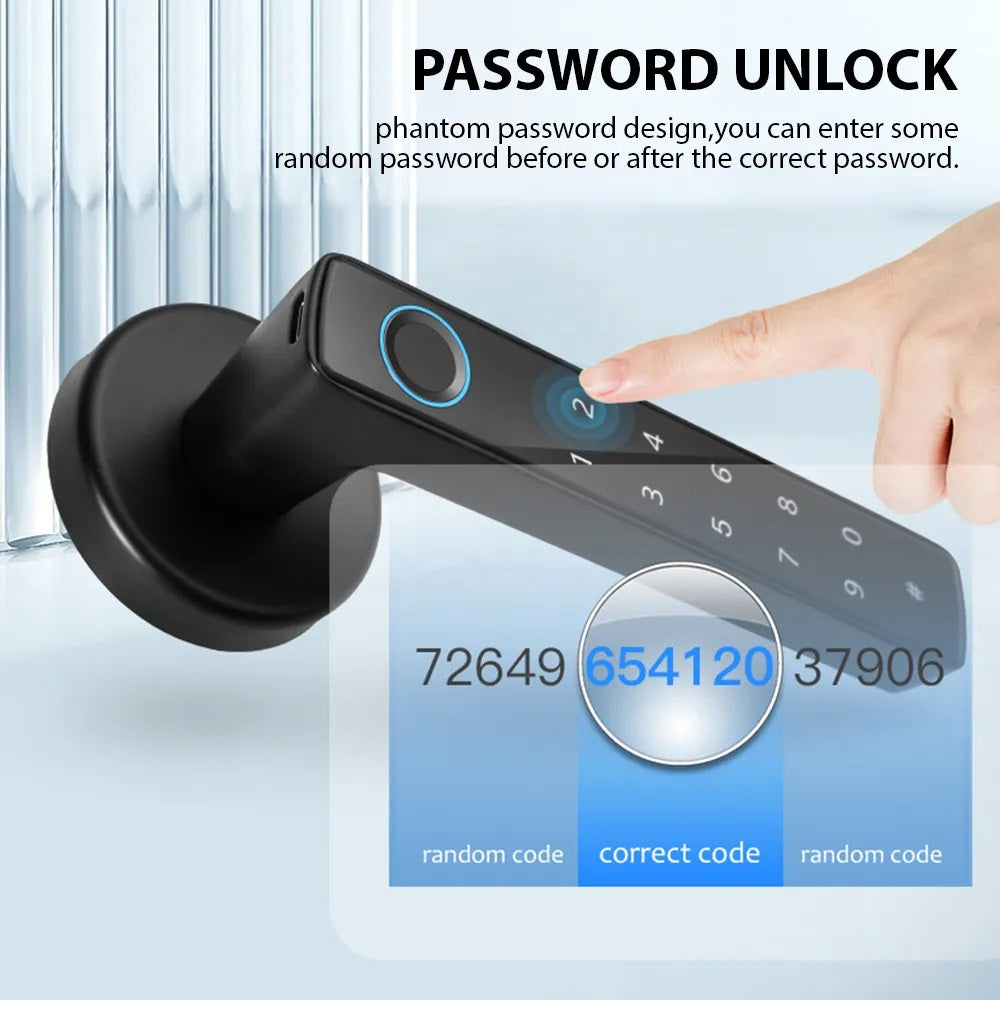 Cerradura Inteligente 5-en-1 con Acceso Rápido y Seguro