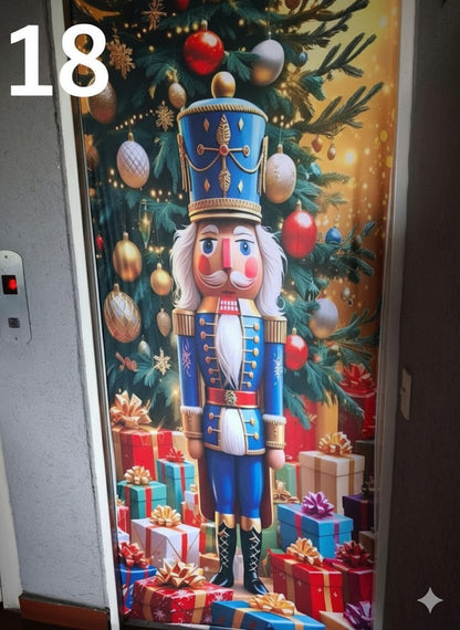 Fundas navideñas para puertas 🚪🎅