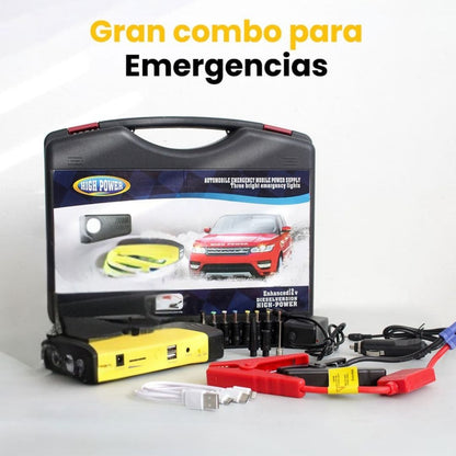 Iniciador de Batería PowerBank + Linterna de Emergencia 3 en 1 🚗🔋💡