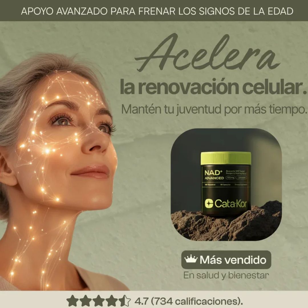 NAD+ ADVANCED™ – Vitalidad y Envejecimiento Saludable
