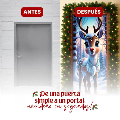 Fundas navideñas para puertas 🚪🎅