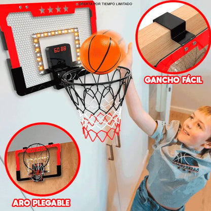 Mini Cesta de Basket Portátil – Convierte cualquier puerta en una mini cancha lista para jugar