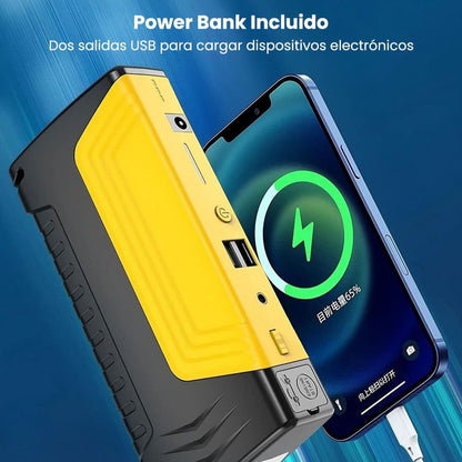 Iniciador de Batería PowerBank + Linterna de Emergencia 3 en 1 🚗🔋💡