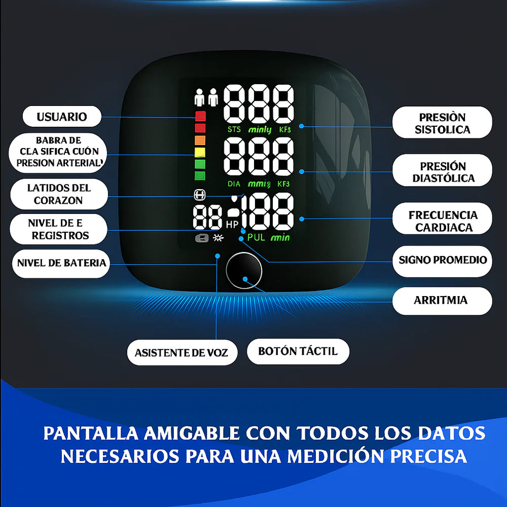 PulseTrack: Monitor de Presión Muñeca LED