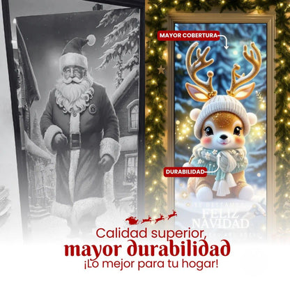 Fundas navideñas para puertas 🚪🎅