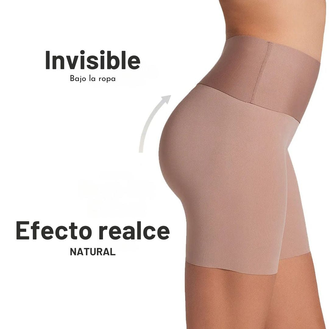 Shorts moldeadores sin costuras , con control de abdomen y antideslizantes