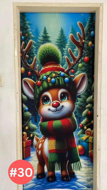 Fundas navideñas para puertas 🚪🎅