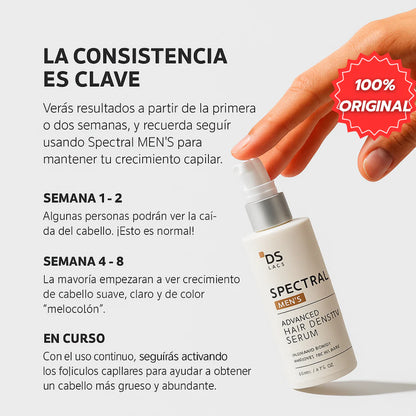 DS Labs Spectral™ – Suero de Densidad de Cabello para Hombre