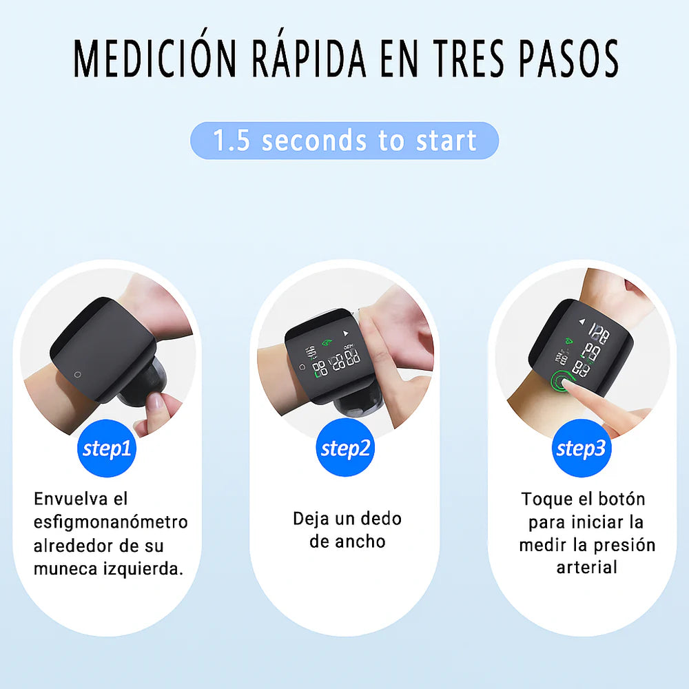 PulseTrack: Monitor de Presión Muñeca LED