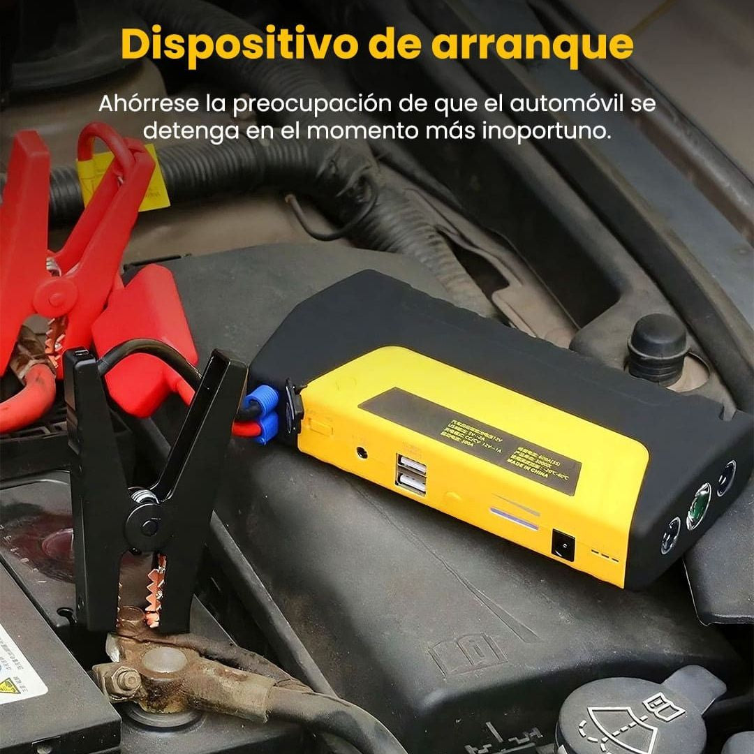 Iniciador de Batería PowerBank + Linterna de Emergencia 3 en 1 🚗🔋💡