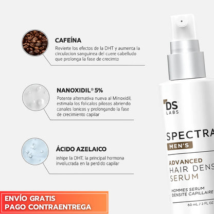 DS Labs Spectral™ – Suero de Densidad de Cabello para Hombre