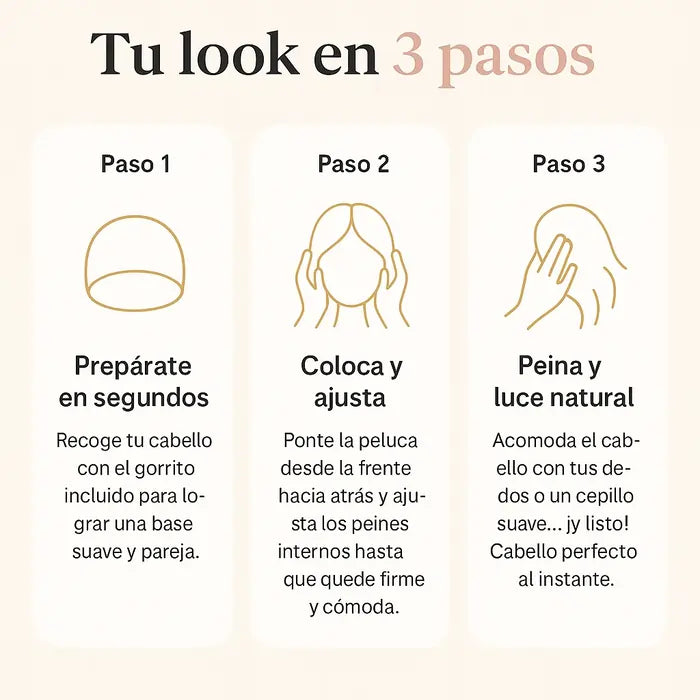 Peluca Seda asiatica - Estilo Elegante sin Esfuerzo