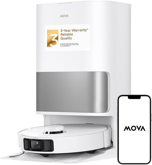 Cleanme® Aspiradora Robot con Base de carga y aseo.