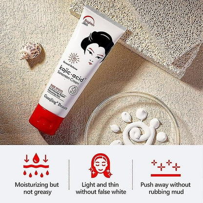 Protector Solar Ácido Kójico SPF 50 – Protección + Tono Uniforme Todos los Días