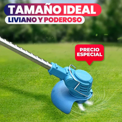 CORTADORA PODADORA DE CÉSPED RECARGABLE