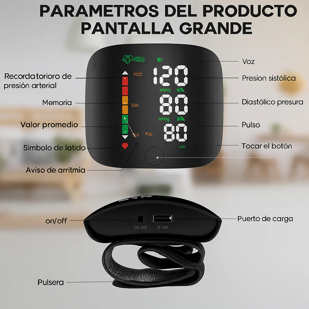 PulseTrack: Monitor de Presión Muñeca LED
