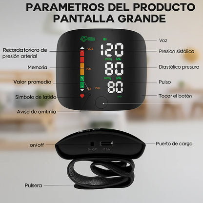 PulseTrack: Monitor de Presión Muñeca LED