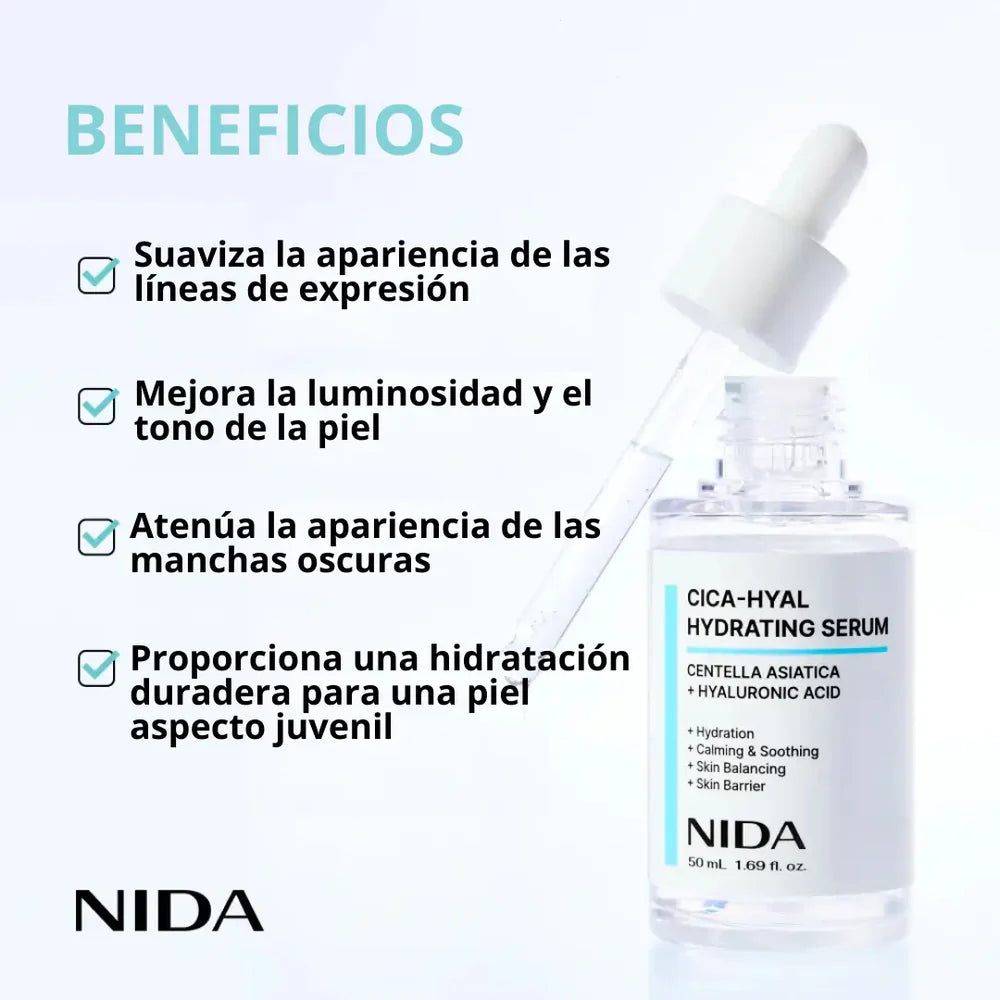Rutina NIDA 3 en 1 | Hidratación profunda y luminosidad visible