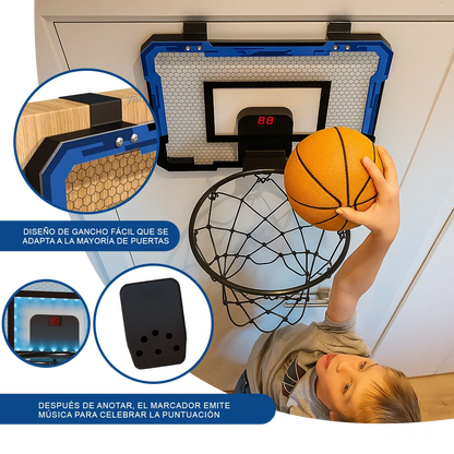 Mini Cesta de Basket Portátil – Convierte cualquier puerta en una mini cancha lista para jugar
