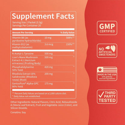 SUPERFOCUS™ – Enfoque y Energía Limpia en Cada Vaso