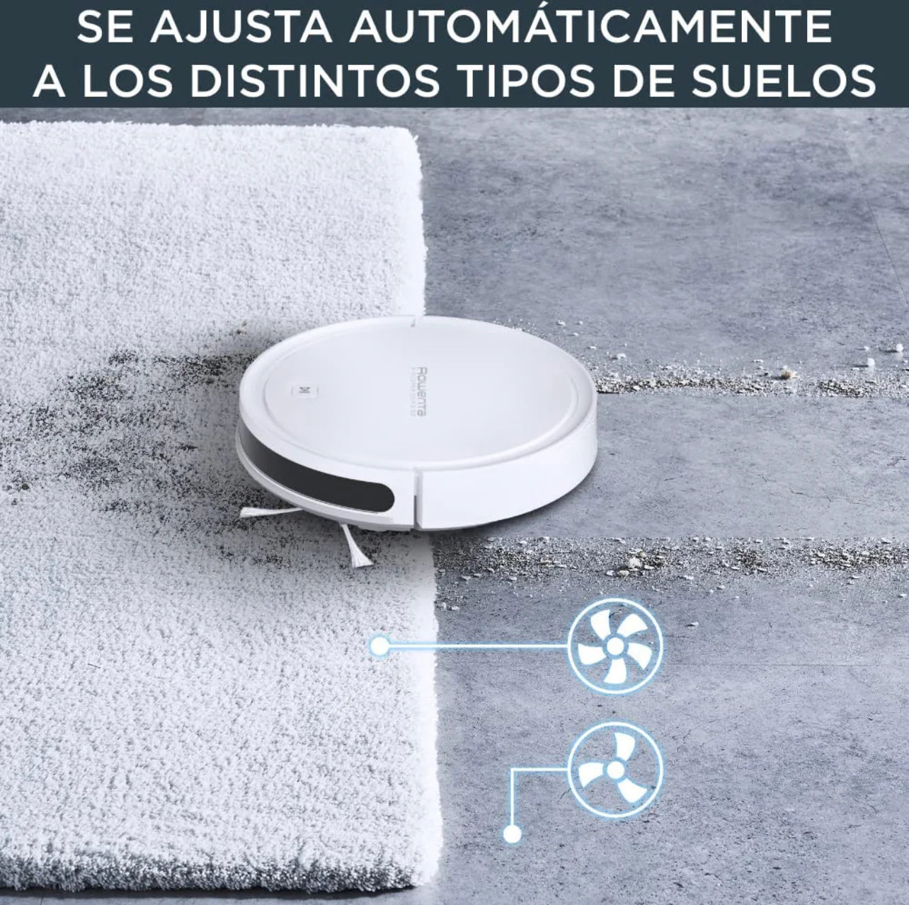 Cleanme® Aspiradora Robot con Base de carga y aseo.