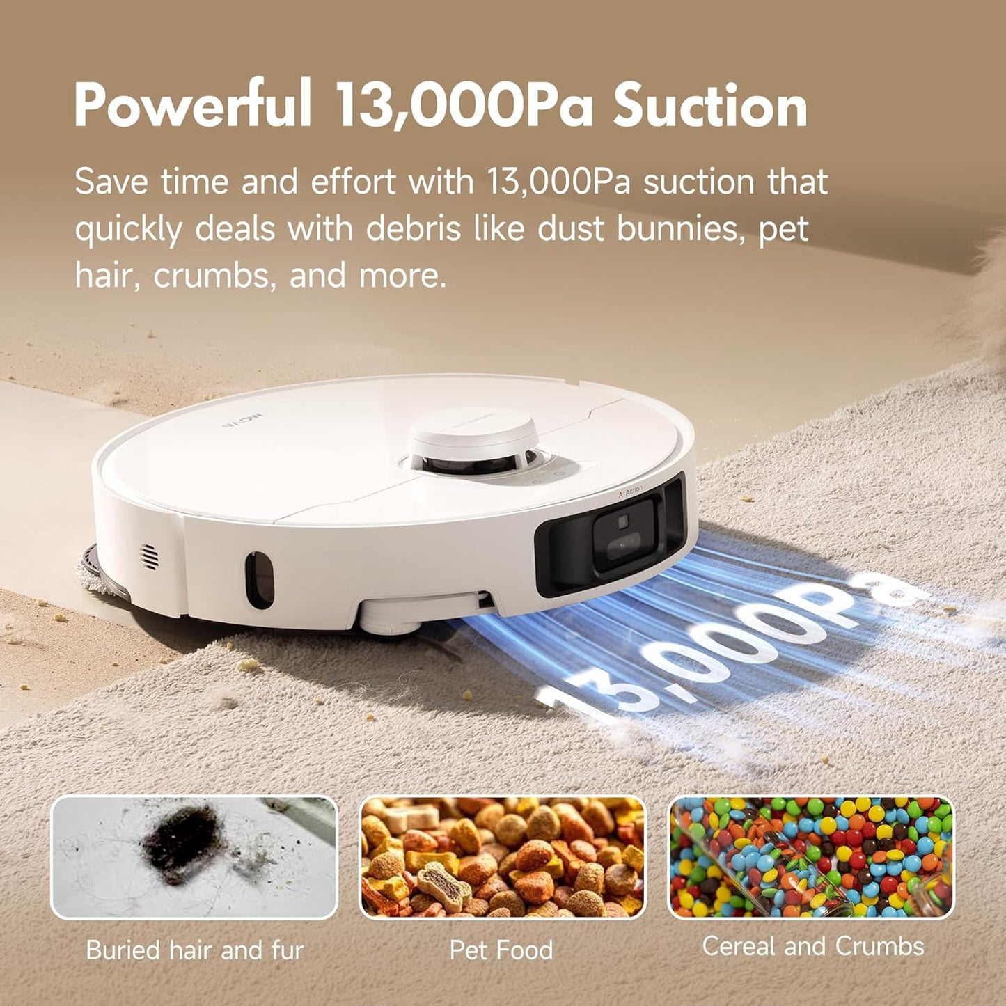 Cleanme® Aspiradora Robot con Base de carga y aseo.