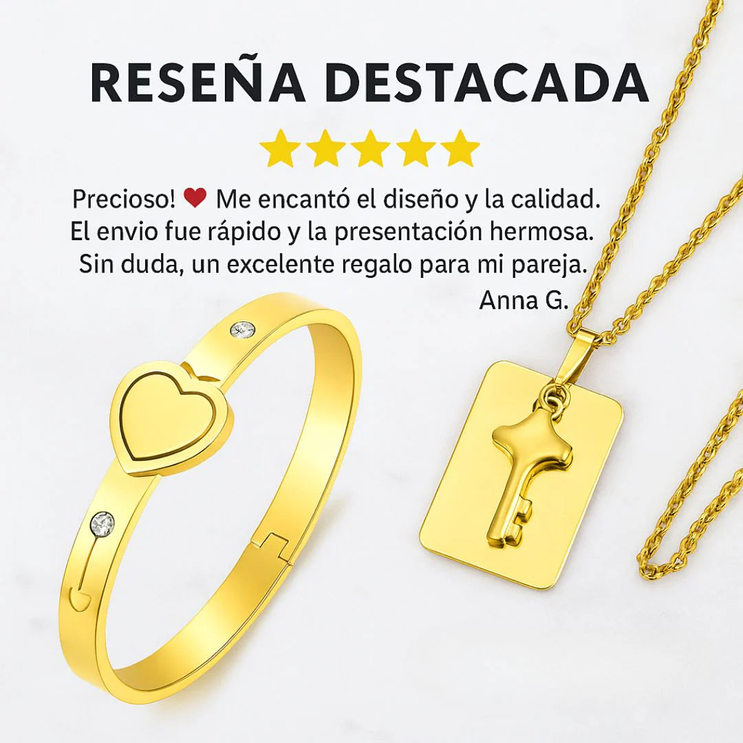 Set de Joyería TRUE LOVE™ – Brillo que Acompaña tu Estilo