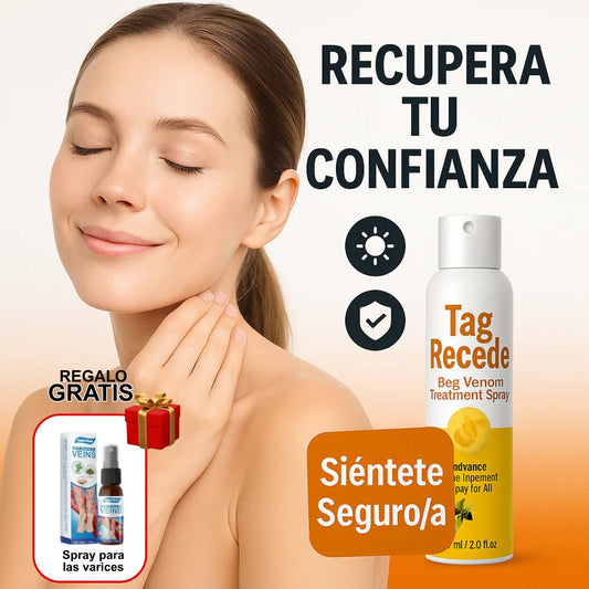 TagRecede® Spray Eliminador De Verrugas + Regalo Gratis