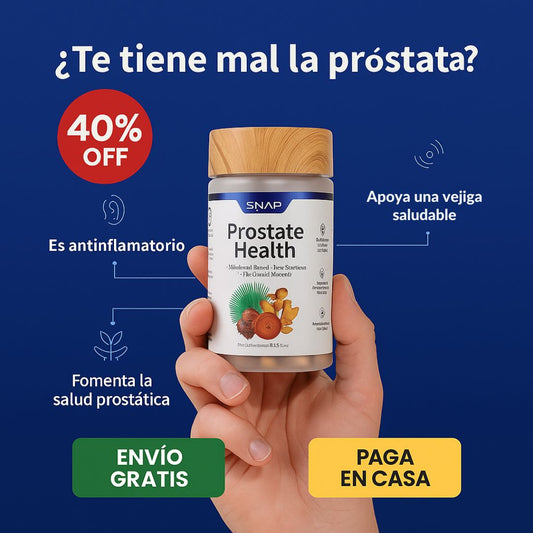 Prostate Health – Bienestar masculino natural con extractos premium