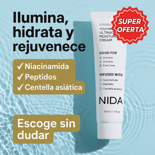 NIDA™️ –  Ilumina, Hidrata y Rejuvenece tu Piel |🔥 OFERTA 2X1 🔥|