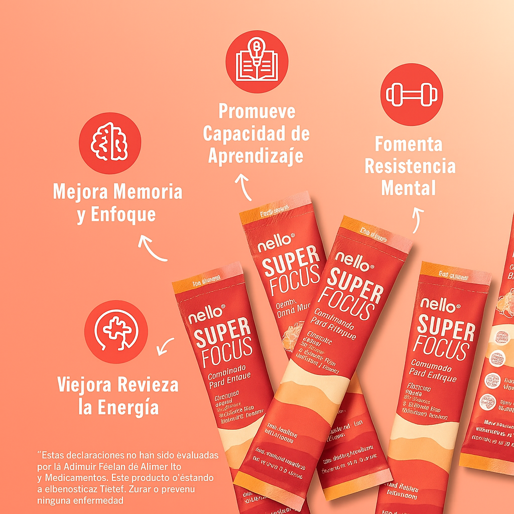SUPERFOCUS™ – Enfoque y Energía Limpia en Cada Vaso
