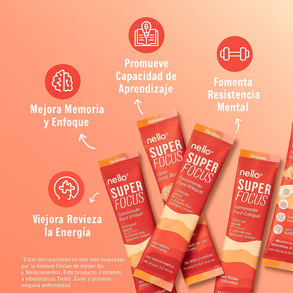 SUPERFOCUS™ – Enfoque y Energía Limpia en Cada Vaso