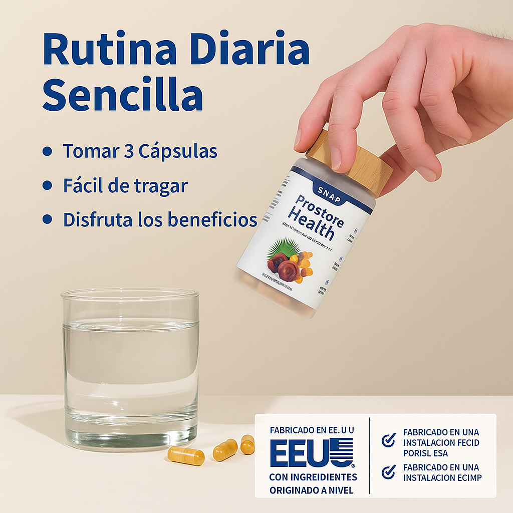 Prostate Health – Bienestar masculino natural con extractos premium