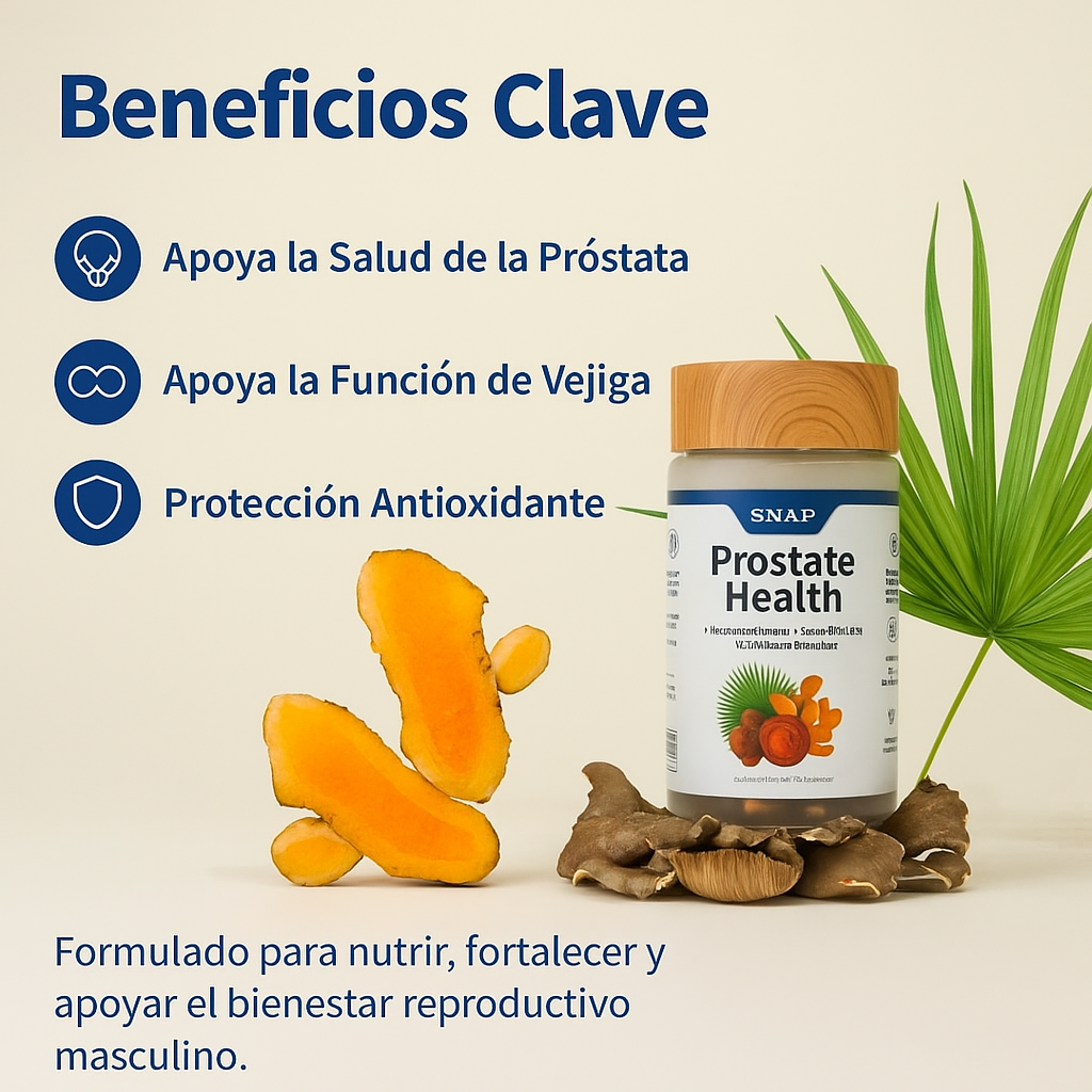 Prostate Health – Bienestar masculino natural con extractos premium