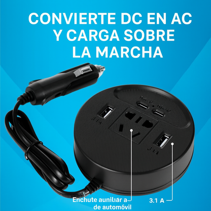Inversor Multitoma VoltEdge 220 Pro™ | Convierte la energía de tu carro en 110 V reales