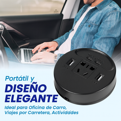Inversor Multitoma VoltEdge 220 Pro™ | Convierte la energía de tu carro en 110 V reales