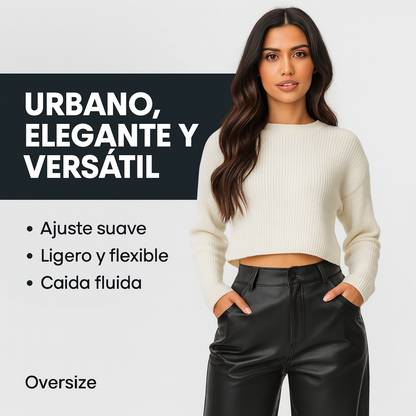 Pants de Cuero Oversize – El Básico Moderno que Combina con Todo