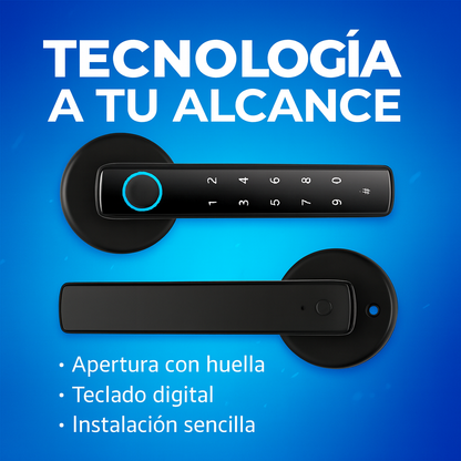 Cerradura Inteligente 5-en-1 con Acceso Rápido y Seguro