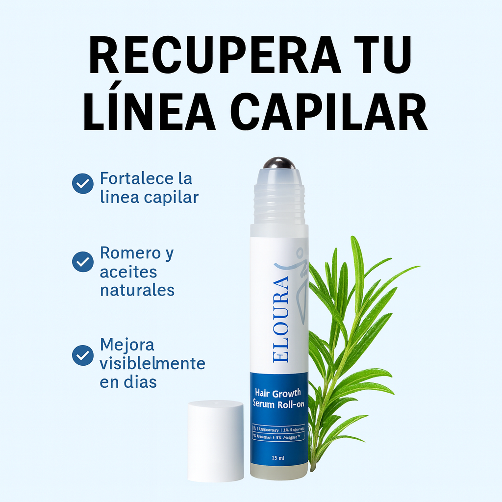 Sérum Roll-On para Fortalecer el Crecimiento del Cabello