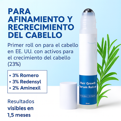 Sérum Roll-On para Fortalecer el Crecimiento del Cabello