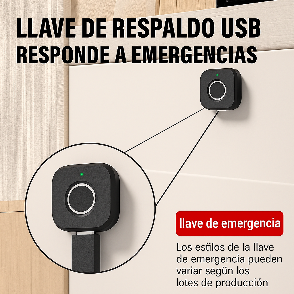 SecureTouch Pro – Cerradura Biométrica Inteligente para Máxima Seguridad