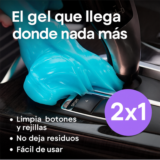 Gel Limpiador Premium para Rincones Difíciles — Limpieza rápida - 2 unidades.
